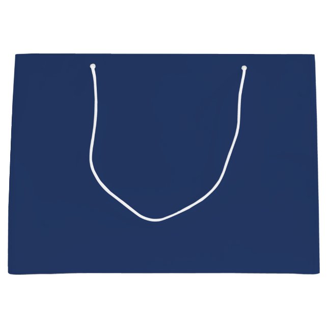 Sacola Para Presentes Grande Ilha Aqua Blue Gift Bag (Frente)