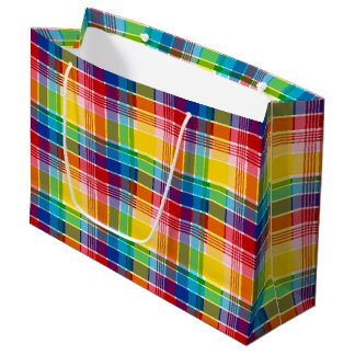 Sacola Para Presentes Grande Ilhas Virgens Americanas Madras