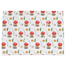 Sacola Para Presentes Grande Ilustração de Caixas Vermelhas Cachorros Cachorros