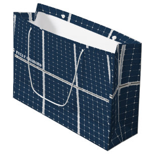 Sacola Para Presentes Grande Imagem engraçada de um painel de energia solar