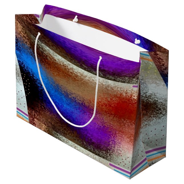 Sacola Para Presentes Grande "Imaginativo" Grande Saco de Presente (Verso inclinado)