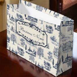 Sacola Para Presentes Grande Imóveis Toile Arquitetônica