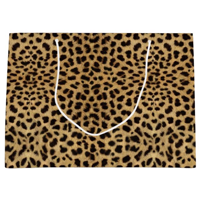 Sacola Para Presentes Grande Impressão da chita (Frente)