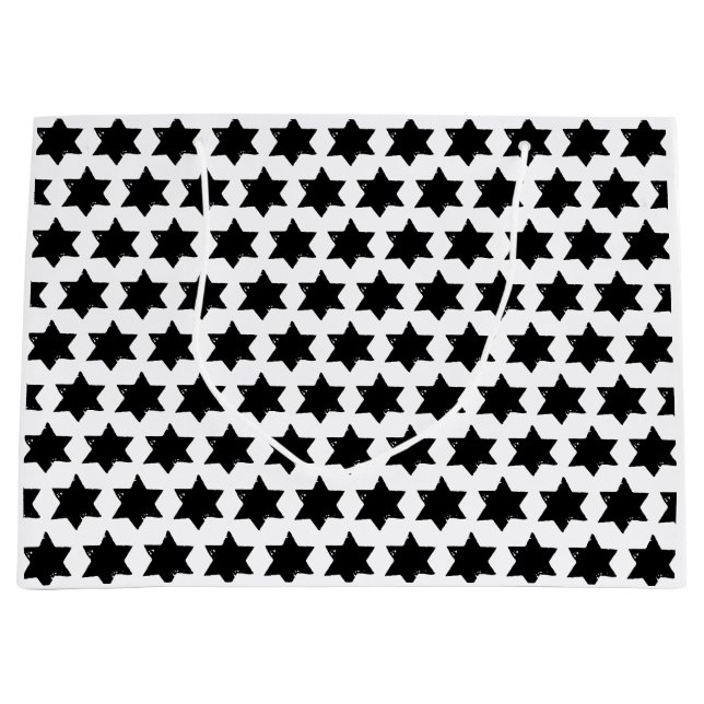 Sacola Para Presentes Grande Impressão de Batata de Natal (Frente)