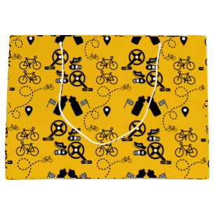 Sacola Para Presentes Grande Impressão de Presente de Ciclismo