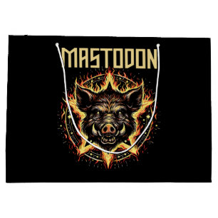 Sacola Para Presentes Grande Incêndio do Javali Mastodonte