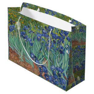 Sacola Para Presentes Grande Insuga Van Gogh Verde Azul