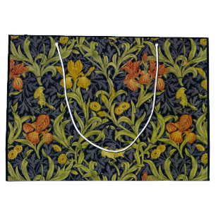 Sacola Para Presentes Grande Iris Pattern (por William Morris)