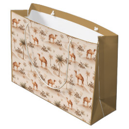 Sacola Para Presentes Grande Islamic Gift Bags | Eid Mubarak Camel Palm Desert