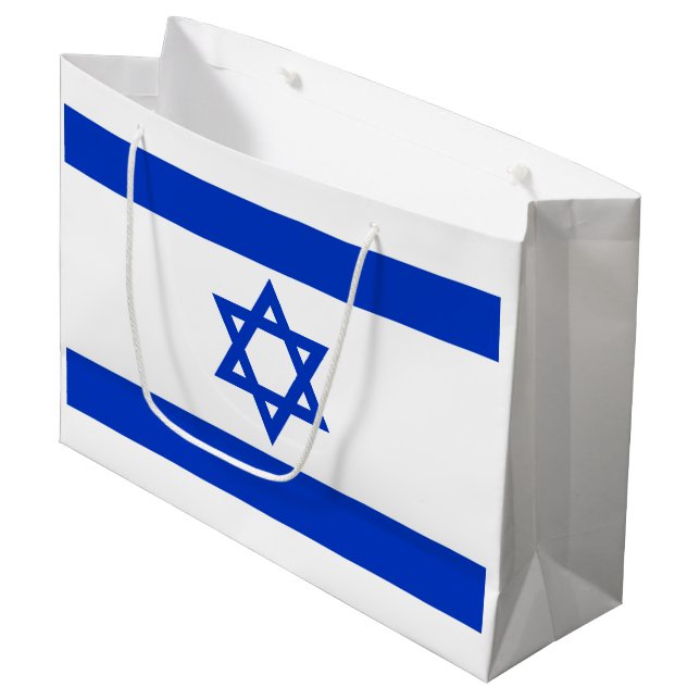 Sacola Para Presentes Grande Israel (Frente inclinada)