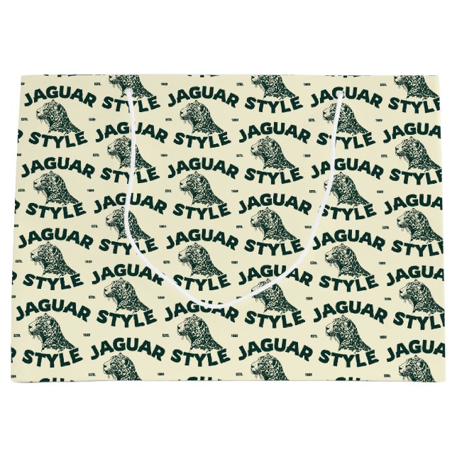 Sacola Para Presentes Grande Jaguar Large Gift Bag (Frente)