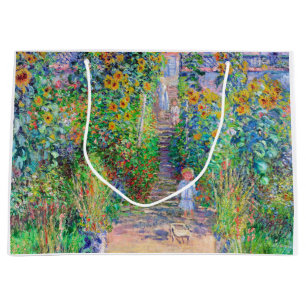 Sacola Para Presentes Grande Jardim do Artista, Monet