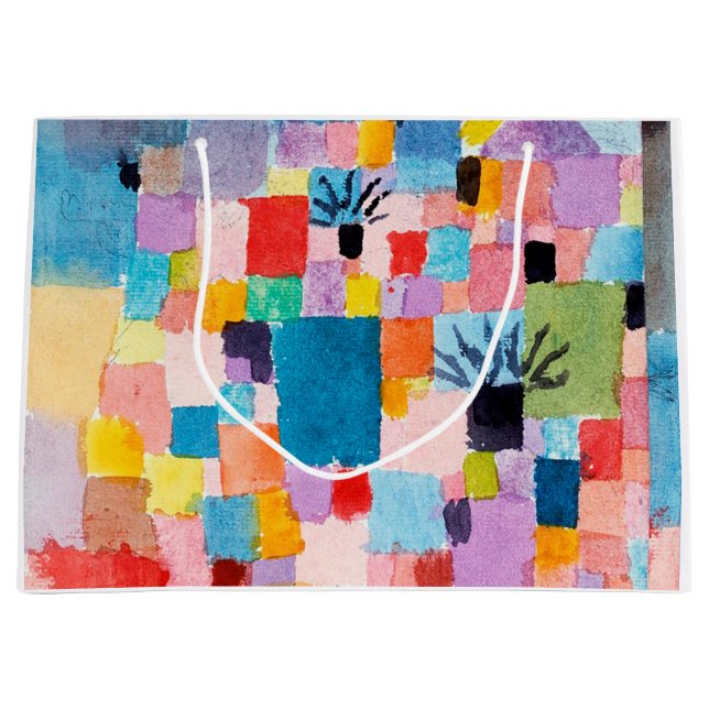 Sacola Para Presentes Grande Jardim Tunisino, Klee (Frente)