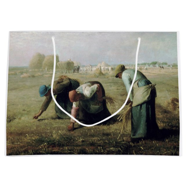 Sacola Para Presentes Grande Jean-Francois Millet, 1857 (Frente)