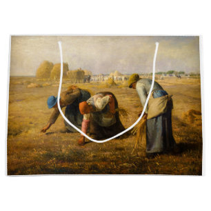 Sacola Para Presentes Grande Jean-Francois Millet - The Gleaners
