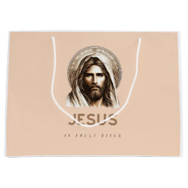 Sacola Para Presentes Grande Jesus ressuscitou verdadeiramente!