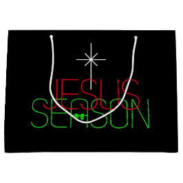 Sacola Para Presentes Grande Jesus Season