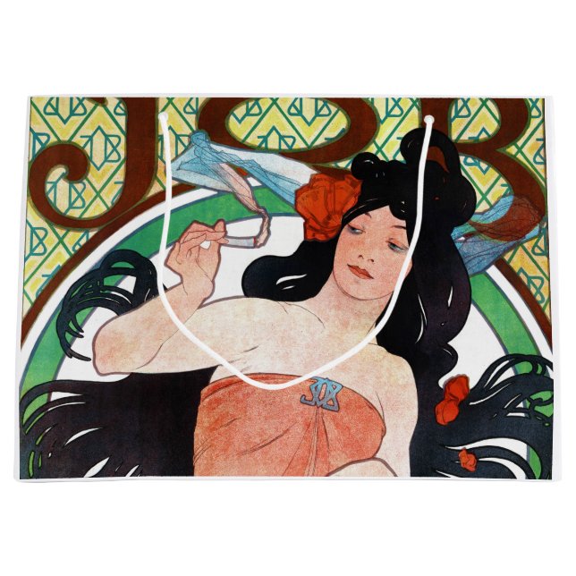 Sacola Para Presentes Grande JOB, Mucha (Frente)