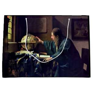 Sacola Para Presentes Grande Johannes Vermeer - O Astronomer