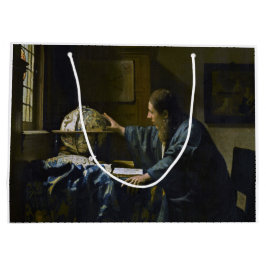 Sacola Para Presentes Grande Johannes Vermeer - O Astronomer