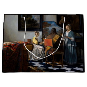 Sacola Para Presentes Grande Johannes Vermeer - O concerto