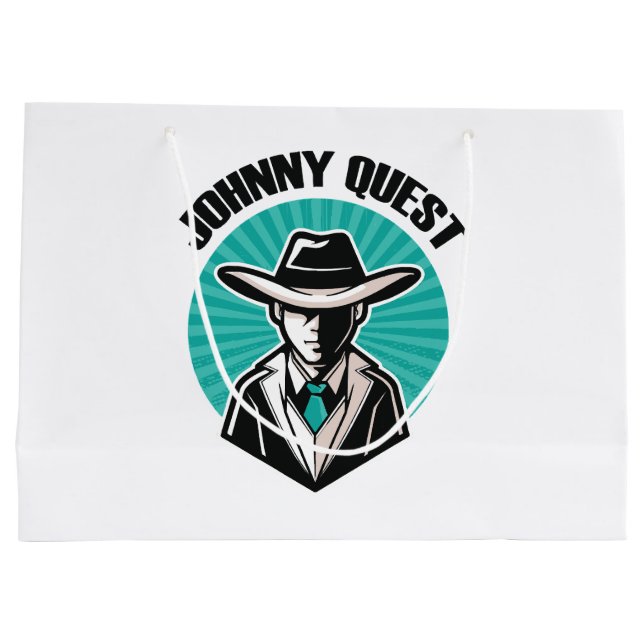 Sacola Para Presentes Grande Johnny Quest (Verso)