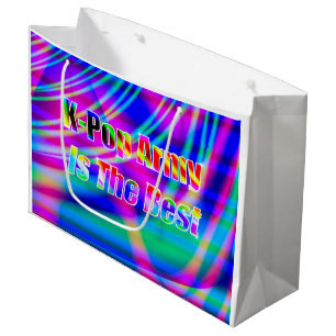 Sacola Para Presentes Grande K-Pop Art