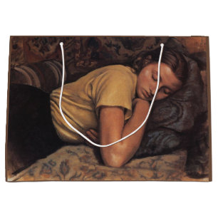 Sacola Para Presentes Grande Katya dormindo (por Serebriakova)