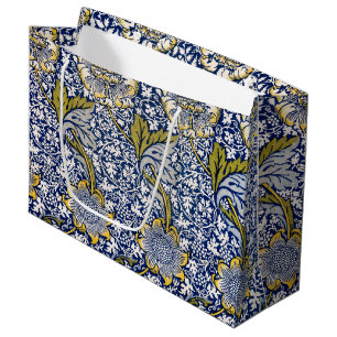 Sacola Para Presentes Grande Kennet por William Morris, Arte Têxtil Vintage