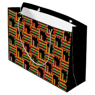Sacola Para Presentes Grande Kente Gift Bag