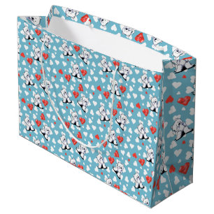 Sacola Para Presentes Grande KiniArt Samoyed Doctor Gift Bag