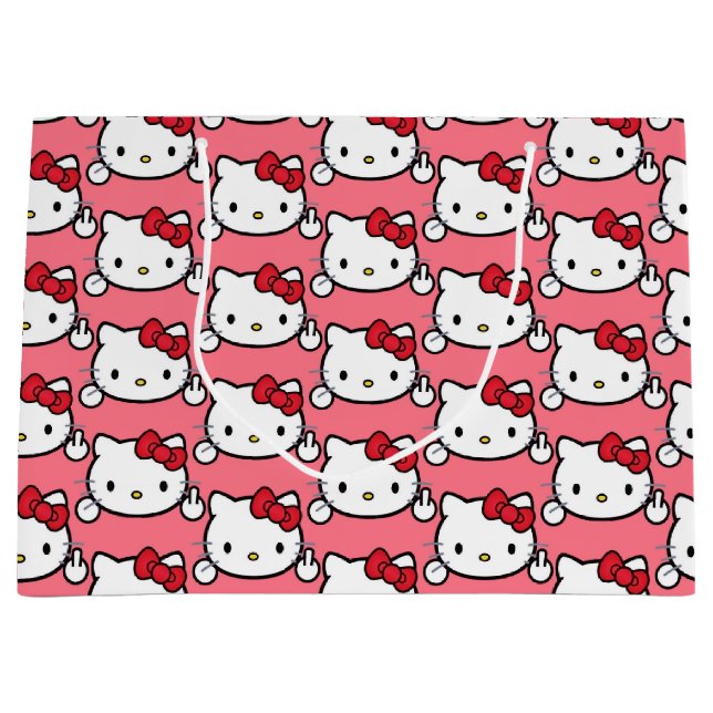 Sacola Para Presentes Grande Kitty Large Gift Bag (Frente)