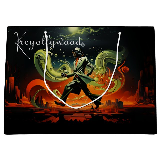 Sacola Para Presentes Grande Kreyollywood (Frente)