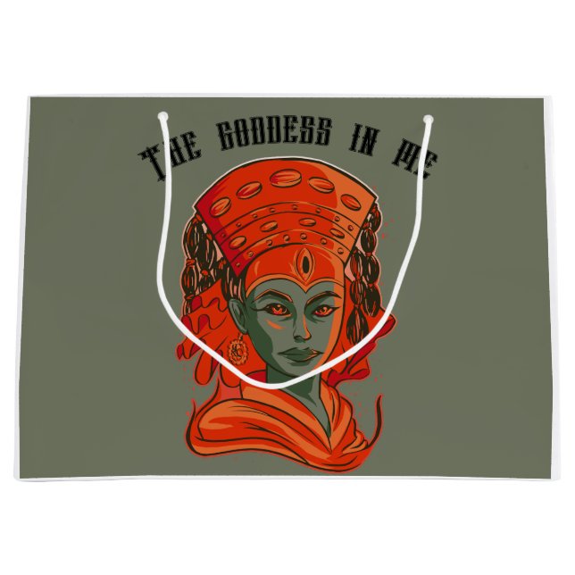 Sacola Para Presentes Grande  Kumari - The goddess in me    (Frente)