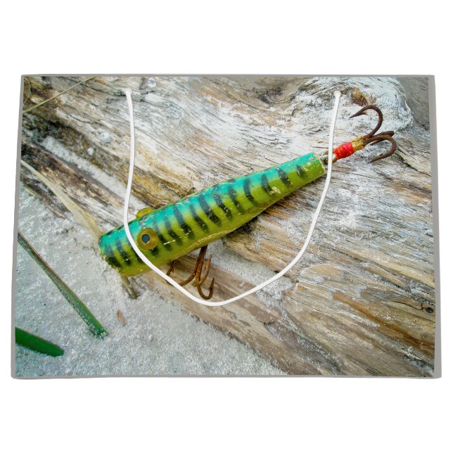 Sacola Para Presentes Grande L Cooper Goo Goo Eyes Antiguamente Lura de Pesca (Frente)