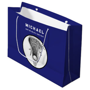 Sacola Para Presentes Grande Lacrosse Personalizada - Grande Saco de Presente A