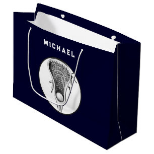 Sacola Para Presentes Grande Lacrosse Sports Large Gift Bag