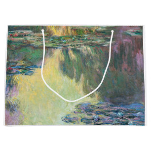 Sacola Para Presentes Grande Lago de Nenúfares, Monet