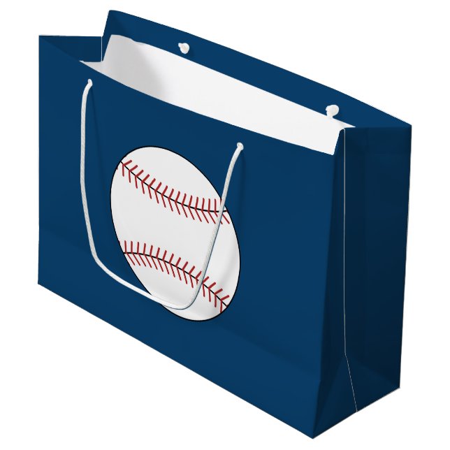 Sacola Para Presentes Grande Large Baseball Gift Bag (Frente inclinada)