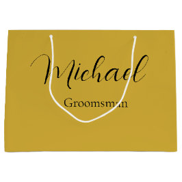 Sacola Para Presentes Grande Large Elegant Wedding Gift Bag with Custom Text