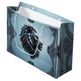 Sacola Para Presentes Grande Leão cibernético Fusão de energia e tecnologia