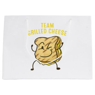 Sacola Para Presentes Grande Legal Equipe Gelada Queijo Gift Engraçado Tostado