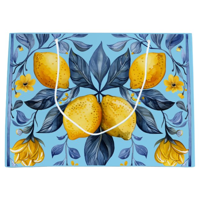 Sacola Para Presentes Grande Lemons Motif (Frente)