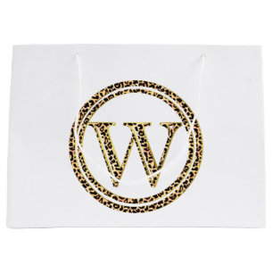 Sacola Para Presentes Grande Leopard W