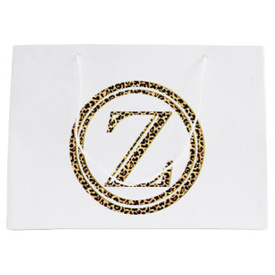 Sacola Para Presentes Grande Leopardo Z
