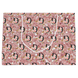 Sacola Para Presentes Grande Letra D