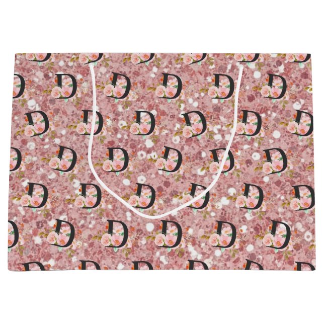 Sacola Para Presentes Grande Letra D (Frente)