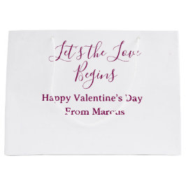 Sacola Para Presentes Grande lets the fun begins happy new year name year simpl