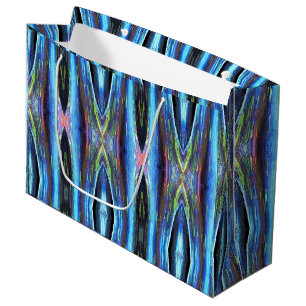 Sacola Para Presentes Grande Lg Gift Bag Arco-Íris Eucalyptus