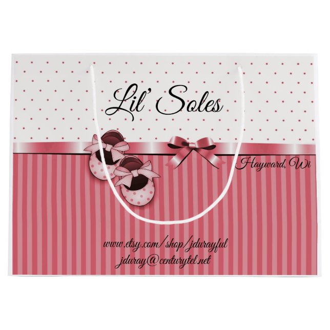 Sacola Para Presentes Grande Lil’ Soles Gift Bag (Frente)